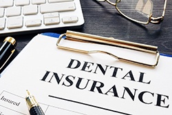 Dental insurance form for dental implants. 